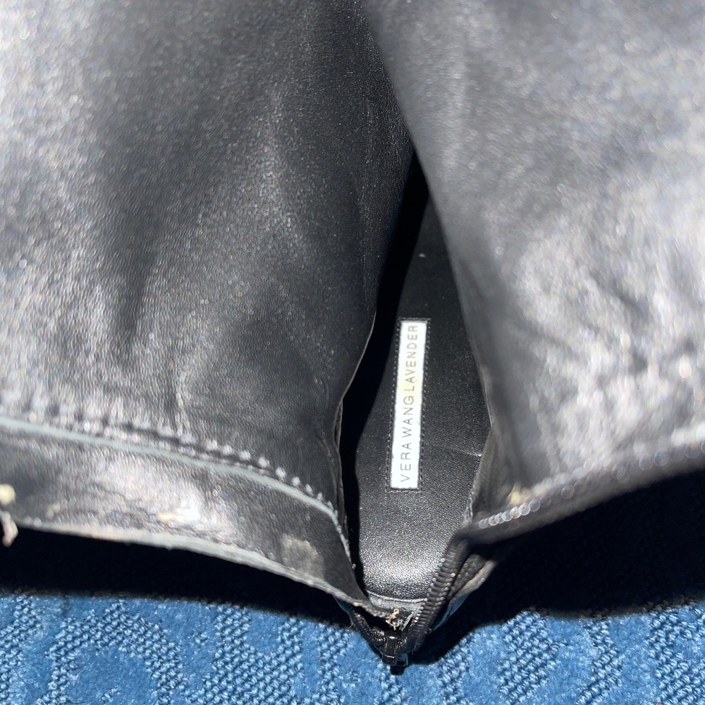 Vera Wang over-the-knee leather boots